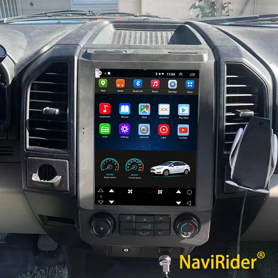 

Android 13 экран Tesla для Ford F150 2015 - 2021 Carplay 2Din Автомагнитола мультимедийный видеоплеер Стерео GPS-навигация головное устройство