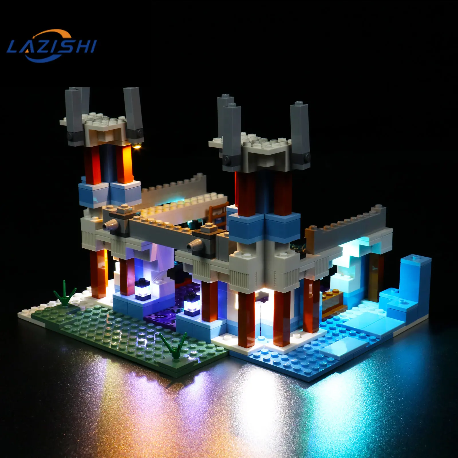 

Lazishi LED Light For 21186 The Ice Castle Lighting DIY Toys (Not ​Include the Model)