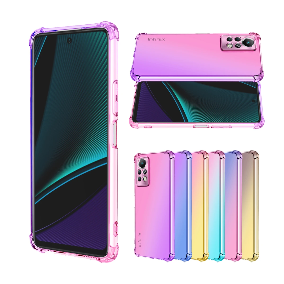 Чехол для Infinix Note 12 чехол 11 мягкий телефона s 11Pro 10 10Pro 8i 8 7 Lite Smart 6 5 4 C |