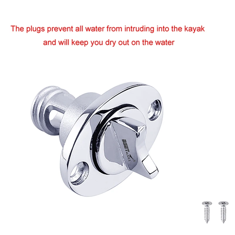 BSET MATEL 1 дюйм. Нержавеющая сталь 316 подвесная доска для лодки штепсельная Вилка