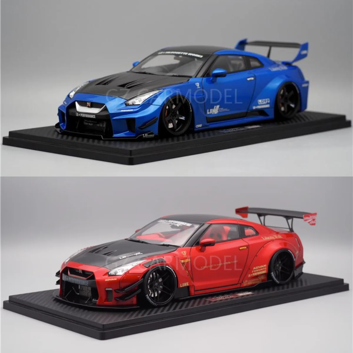 

IG 1:18 For Nissan GTR R35 Series Type 2 LB WORKS JDM Limited Edition Simulation Resin Static Car Model Toy Gift