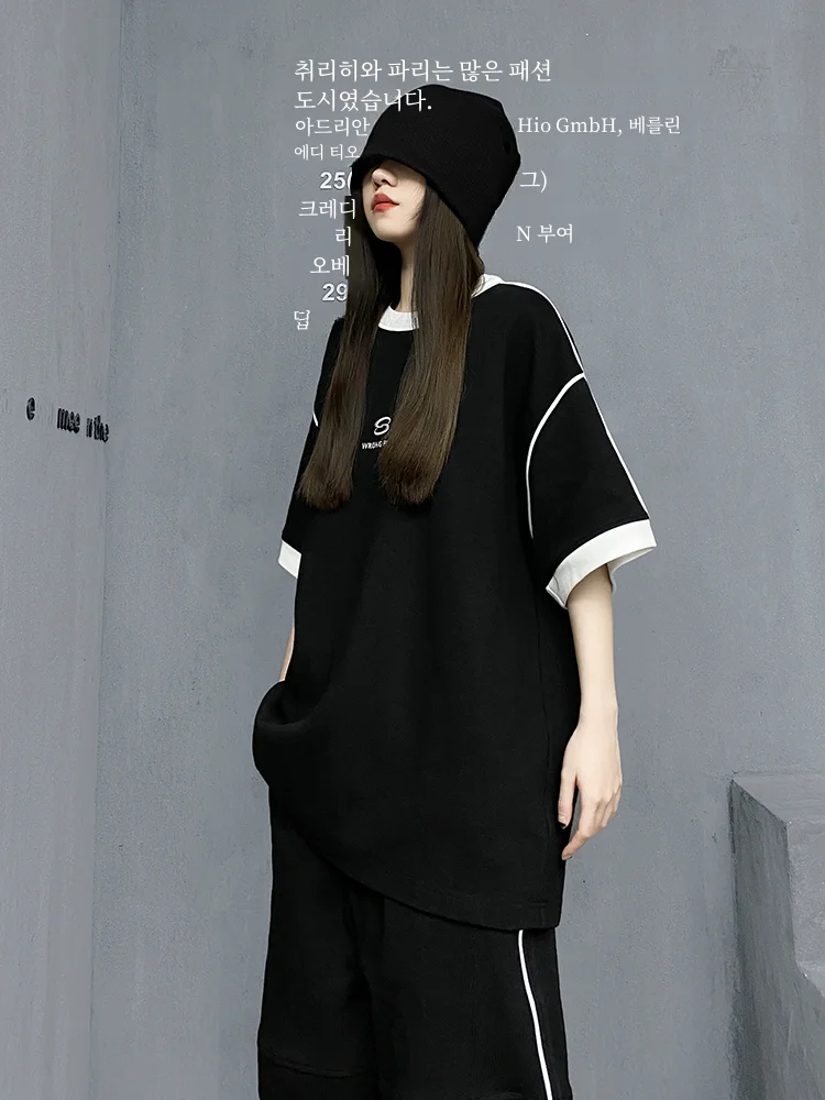 Оригинальный модный бренд Duofu Cat летняя белая Повседневная футболка с коротким