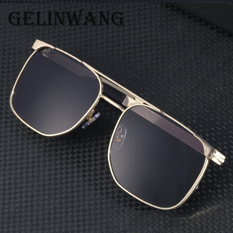 SteamPunk Style Sunglasses For Men Gold Frame Brand Design Sun Glasses Male 2022 New Metal Eyeglasses Women Anti-blue Light UV