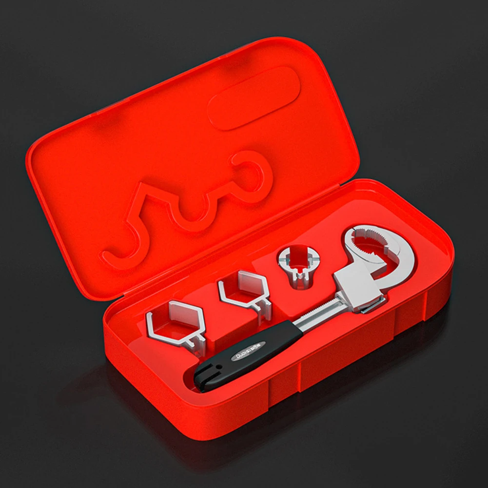 

Adjustable Wrench Universal Double Ended Wrench Aluminium Alloy Open End Spanner Bathroom Plumbing Faucet and Sink Repair Tools