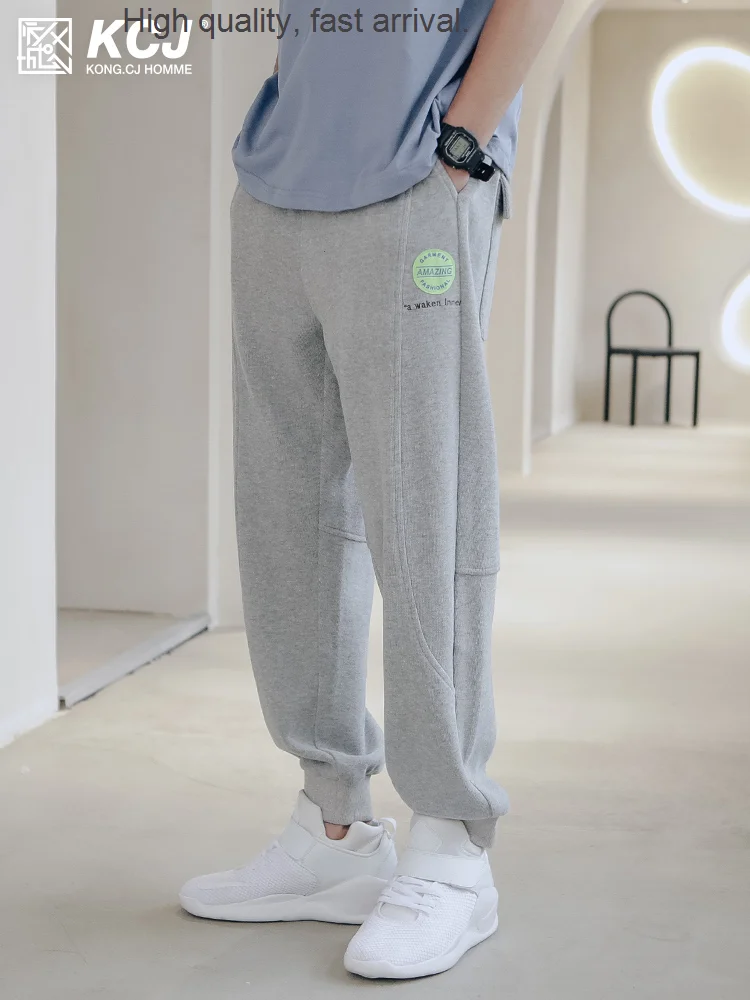 Thin Pants Summer Men's Casual Sports Pants Autumn Fashion Brand Overalls Spring and Autumn Loose Tappered Sweatpants