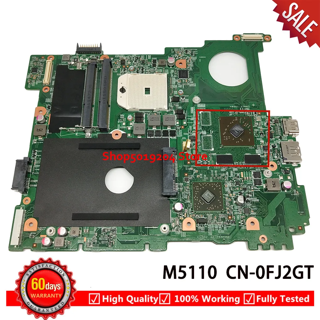 

Материнская плата для ноутбука Dell M5110 5110 554IE01401 55.4IE01.401 CN-0FJ2GT 0FJ2GT FJ2GT