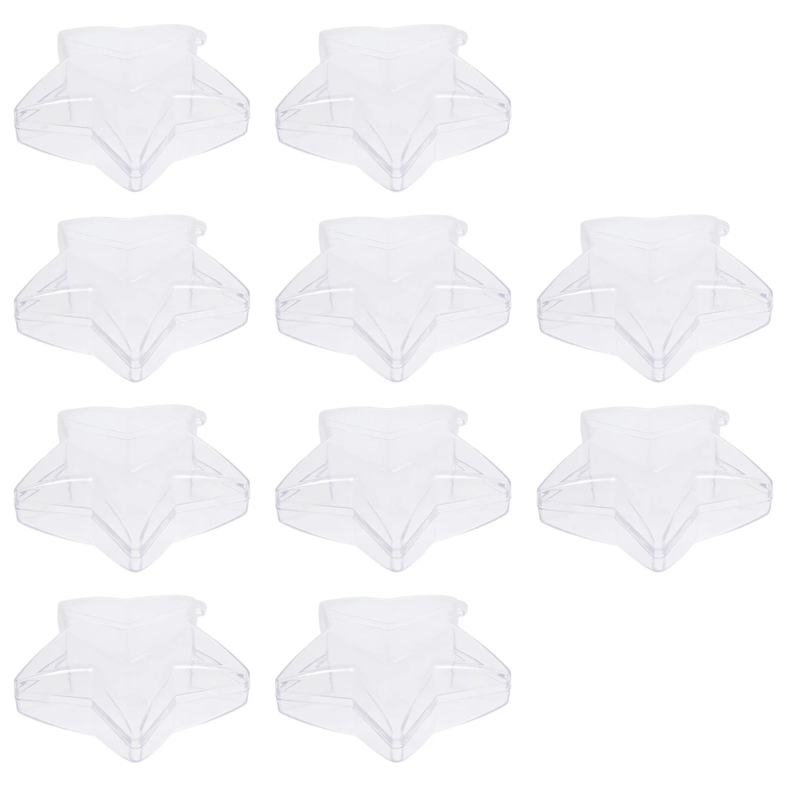 Наполнительный Орнамент Шар Прозрачные Пластиковые Звезды Елочные Украшения