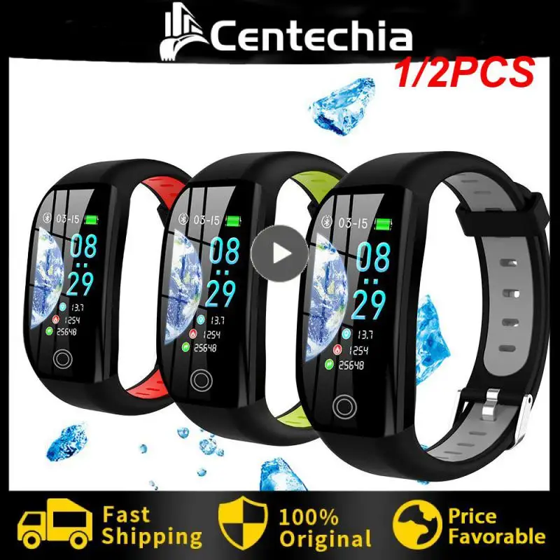 

1/2PCS Smart Bracelet GPS Tracker Titness Wristband Blood Pressure Monitor Sleep Tracker Pedometer Band Men Women