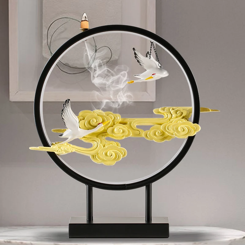 

Zen Garden Home Decoration Accessories Living Room Electric Incense Burner Ceram Decoration Maison Backflow Incense Burner