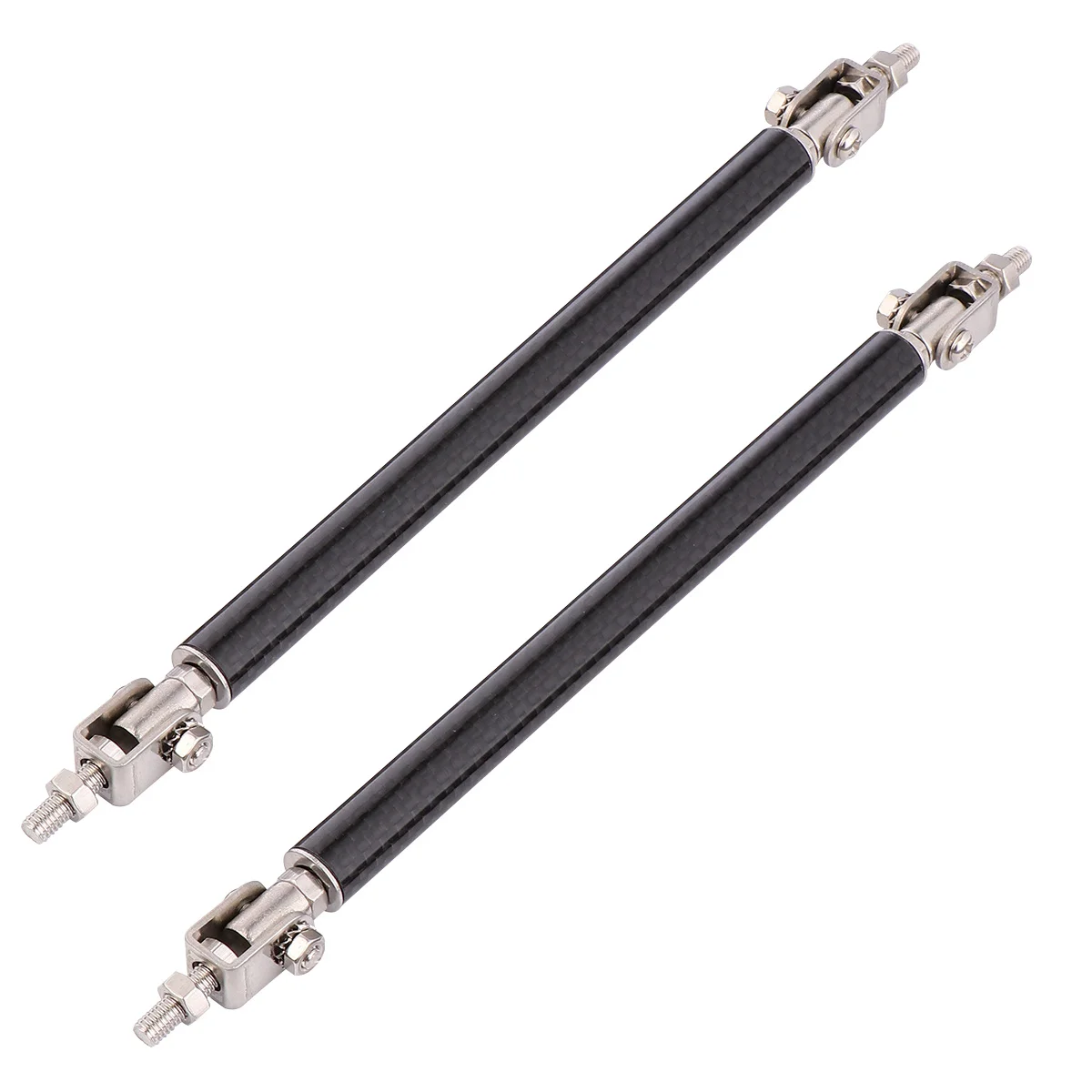 

2PCS Car Modification Rod Useful Exquisite Decorative Delicate Chic Car Rod Tool Carbon Rod Car Rod for Car