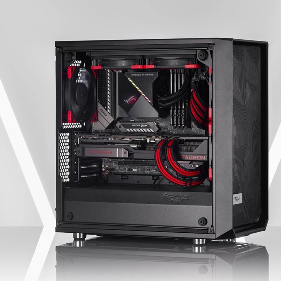 Фото Noctua NF-A12x25 PWM Chromax.Black.Swap 120 мм CPU кулер вентилятор интеллектуальный контроль температуры чехол для компьютера вентилятор водяного охлаждения №4