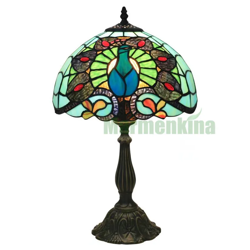 Декоративная настольная лампа в стиле ретро светодиодный прикроватный