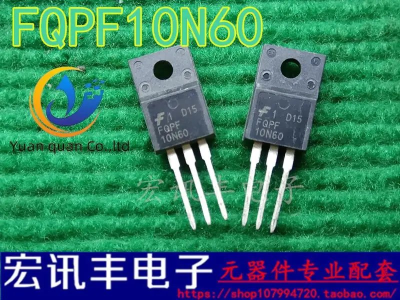 

30pcs original new FQPF10N60C 10N60 TO-220 FET