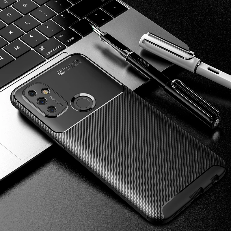 

case for oneplus nord n100 bumper cover on one plus nordn100 n 100 100n m100 6.52 phone coque back bag soft tpu matte silicone