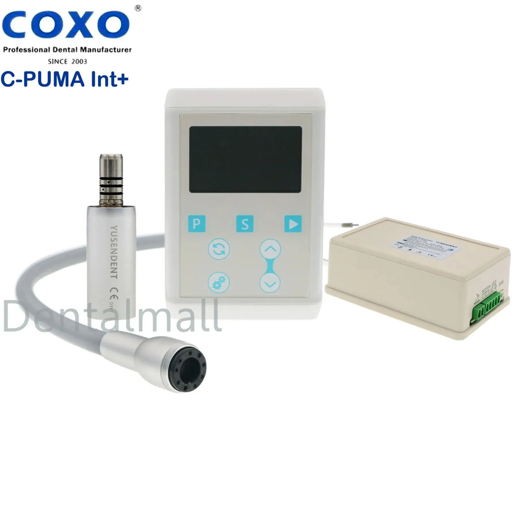 Фото Стоматологический электрический бесщеточный микромотор COXO со встроенной LED-подсветкой, совместимый с наконечниками KaVo и NSK (прямым и угловым) №2