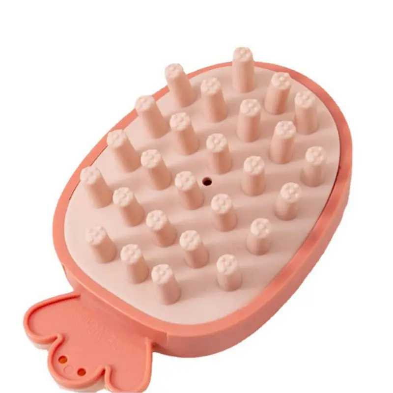 

Silicone Dog Grooming Brush Pet Shampoo Bath Brush Soothing Massage Comb for Long Short Haired Dogs and Cats