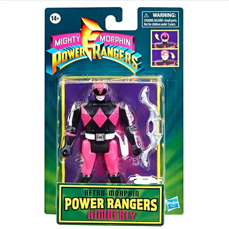 Фото Коллекционные фигурки Hasbro Power Rangers Retro-Morphin: Кимберли и Томми, игрушки, подарки №2