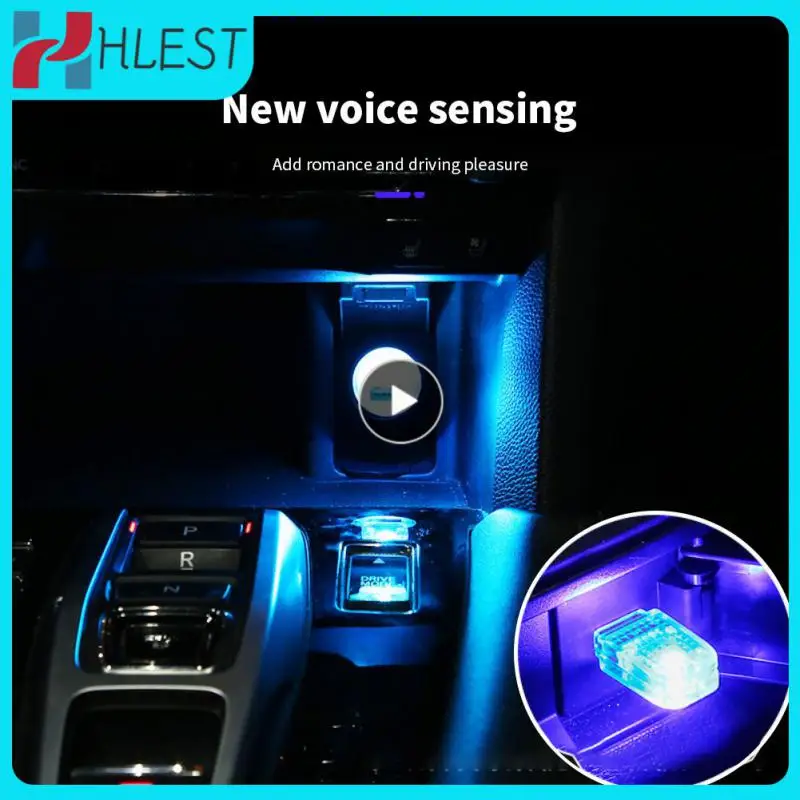 

Mini Car Atmosphere Light 7 Colors Usb Touch Light Durable Usb Car Ambient Light Universal Car Interior Accessories