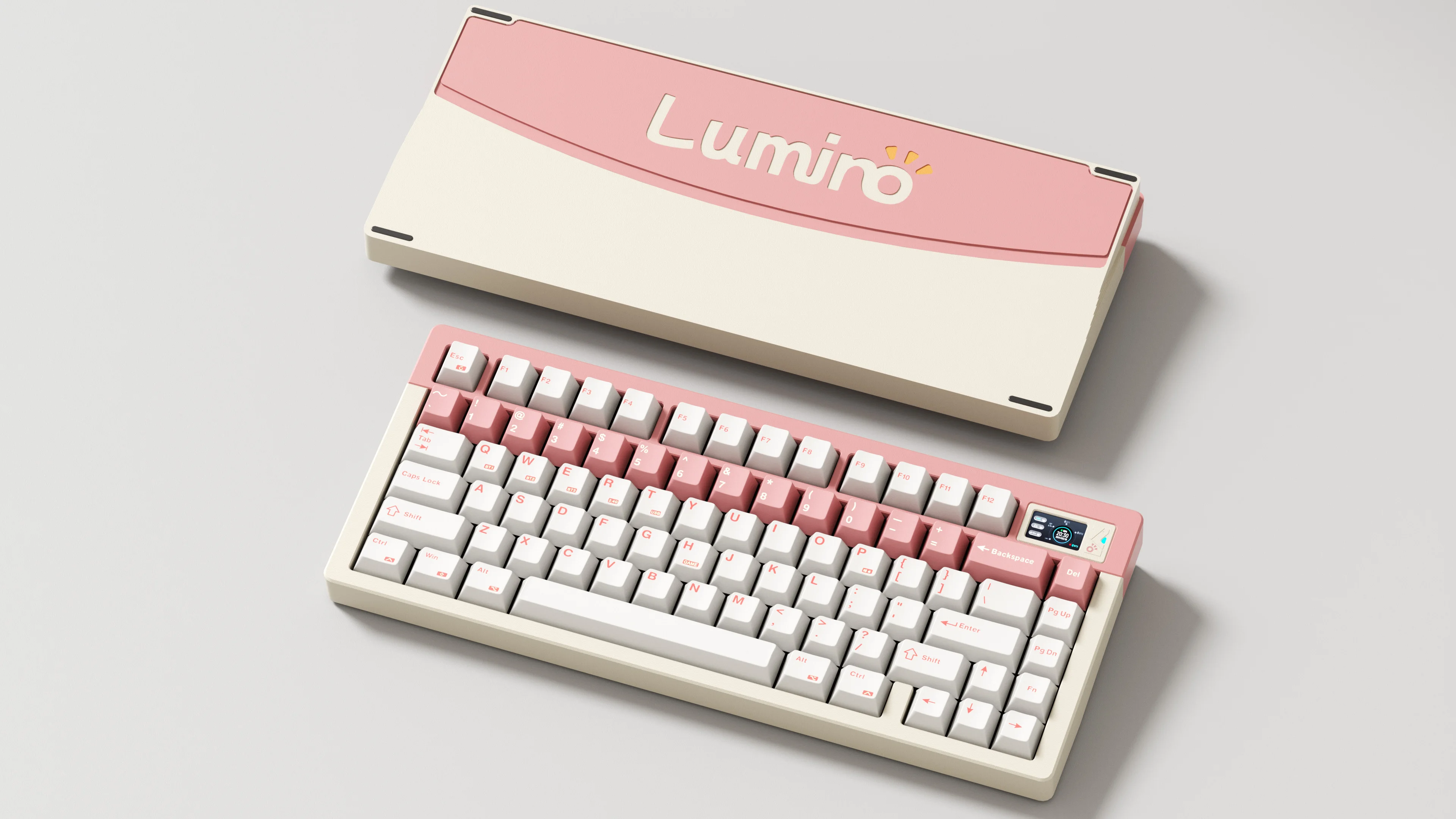 Клавиатура Luminkey Lumino75 три режима алюминиевая 75% ANSI/ISO Механическая игровая