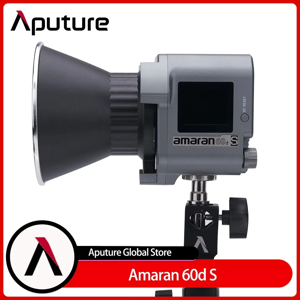 

Aputure Amaran COB 60d S 5600K Daylight 60W Portable Photography Stuido Video Lighting CRI≥96 TLCI≥99 8 Built-in Light Effects
