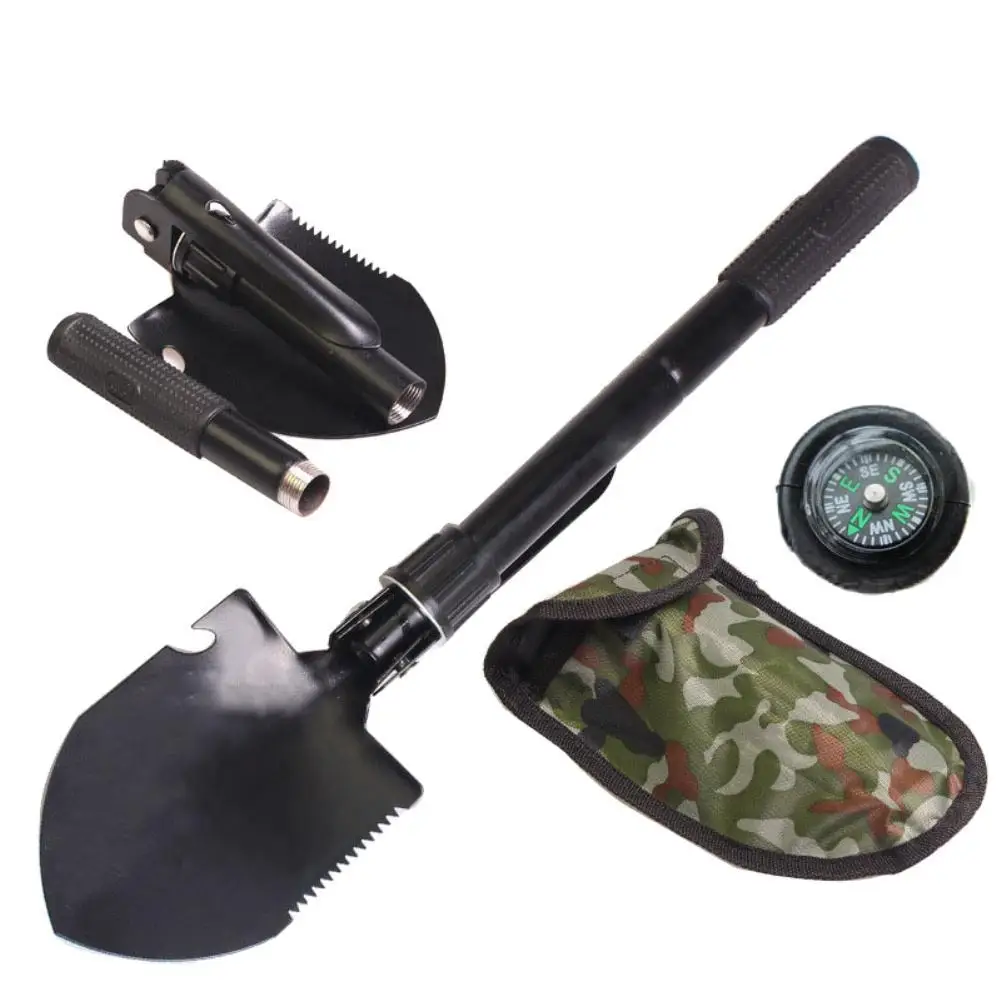 

Multi-function Camping Portable Folding Survival Foldable Shovel Spade Emergency Garden Camping Hiking Tool Camping Gear