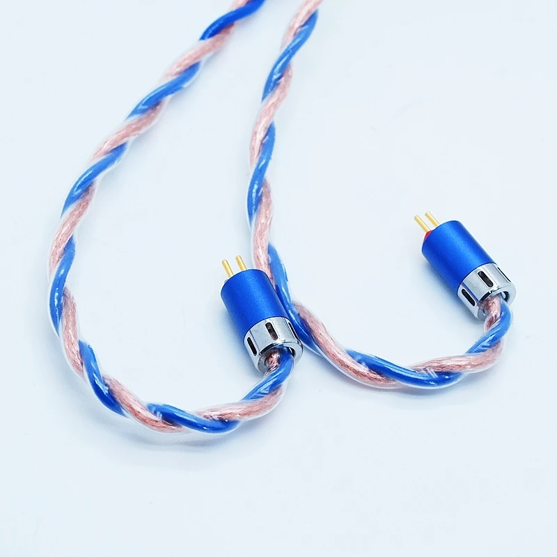 XINHS L05 Blue Star 4-жильный кабель для наушников с синей медной оплеткой и монокристаллической медной головкой, для MMCX0.78 2PINQDCIE900 (art.: 3920d997ee135) - 3920d997ee135