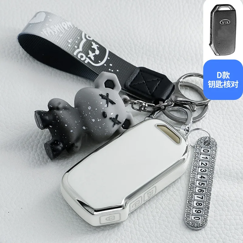 

TPU Car Key Case Cover Shell Fob For KIA RIO 3K2 K3 K5 K4 Sportege Picanto Optima Soul Ceed Sorento Forte Stinger Cerato