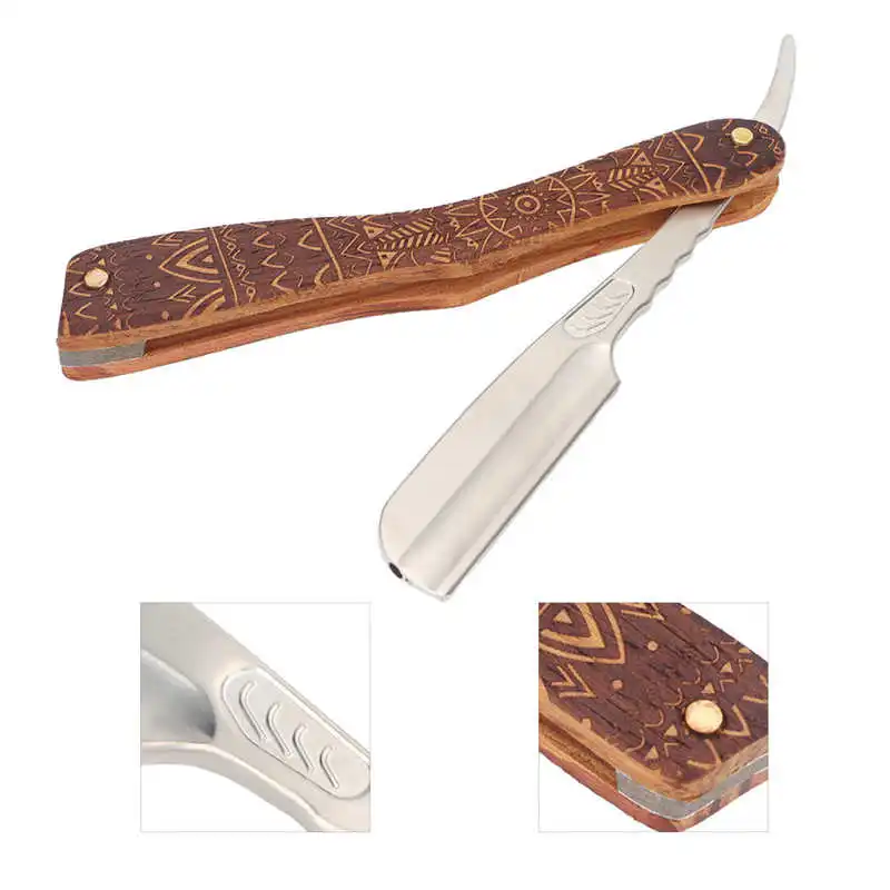 Ручная бритва с ручкой из нержавеющей стали изогнутый дизайн для персонального