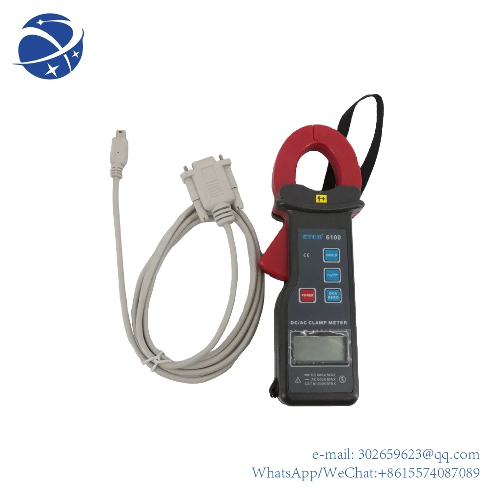 

ETCR6100 0.0A-600A Digital Clamp Meter AC/DC LCD Ammeter Tester