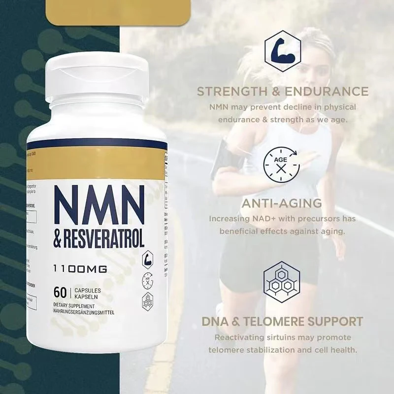 

1 Bottle N.M.N β Nicotinamide Mononucleotide Capsules Promote Health Protect Oxidative Damage delay aging symptoms Health Food