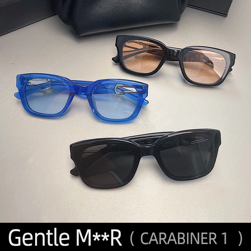 

Солнцезащитные очки MxxR для мужчин и женщин, нежные винтажные Роскошные брендовые дизайнерские очки с карабином, Uv400, в Корейском стиле, лето