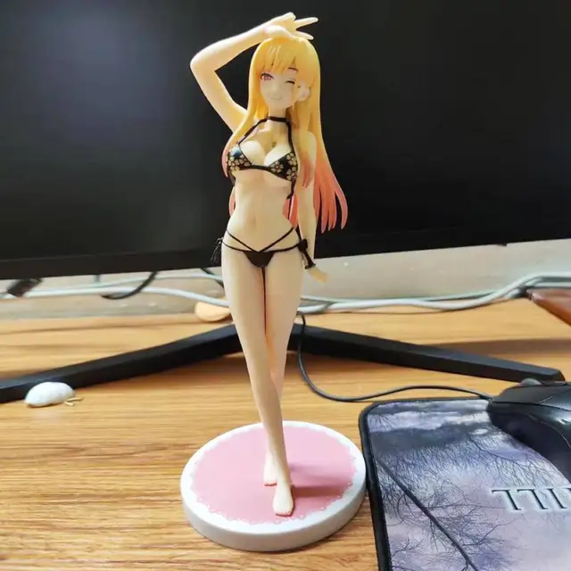 Marin Kitagawa My Dress Up Darling Fall In Love Anime Figure Marin Kitagawa Bikini Action Figure Adult Collection Model Doll Toy 6