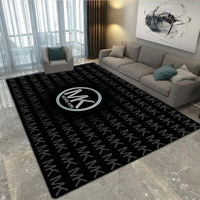 

Fashion 3D Print M-Michael-kors logo Carpet Living Room and Bedroom Decorate Area Rugs Door mat Kids Room Rug Birthday Gift rug