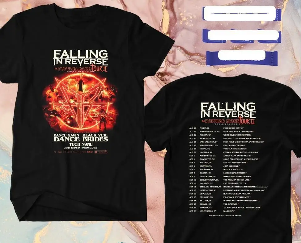 Популярная унисекс футболка MONSTOUR 2 TOUR 2024