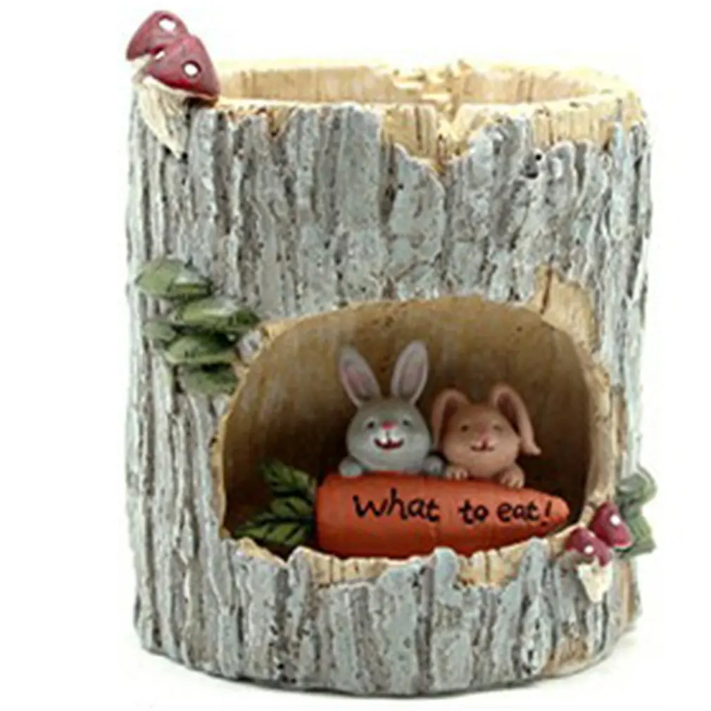 

Цветочные горшки, креативные животные, цветочный горшок из смолы, искусственное украшение для дома и сада, мультяшное украшение в горшке