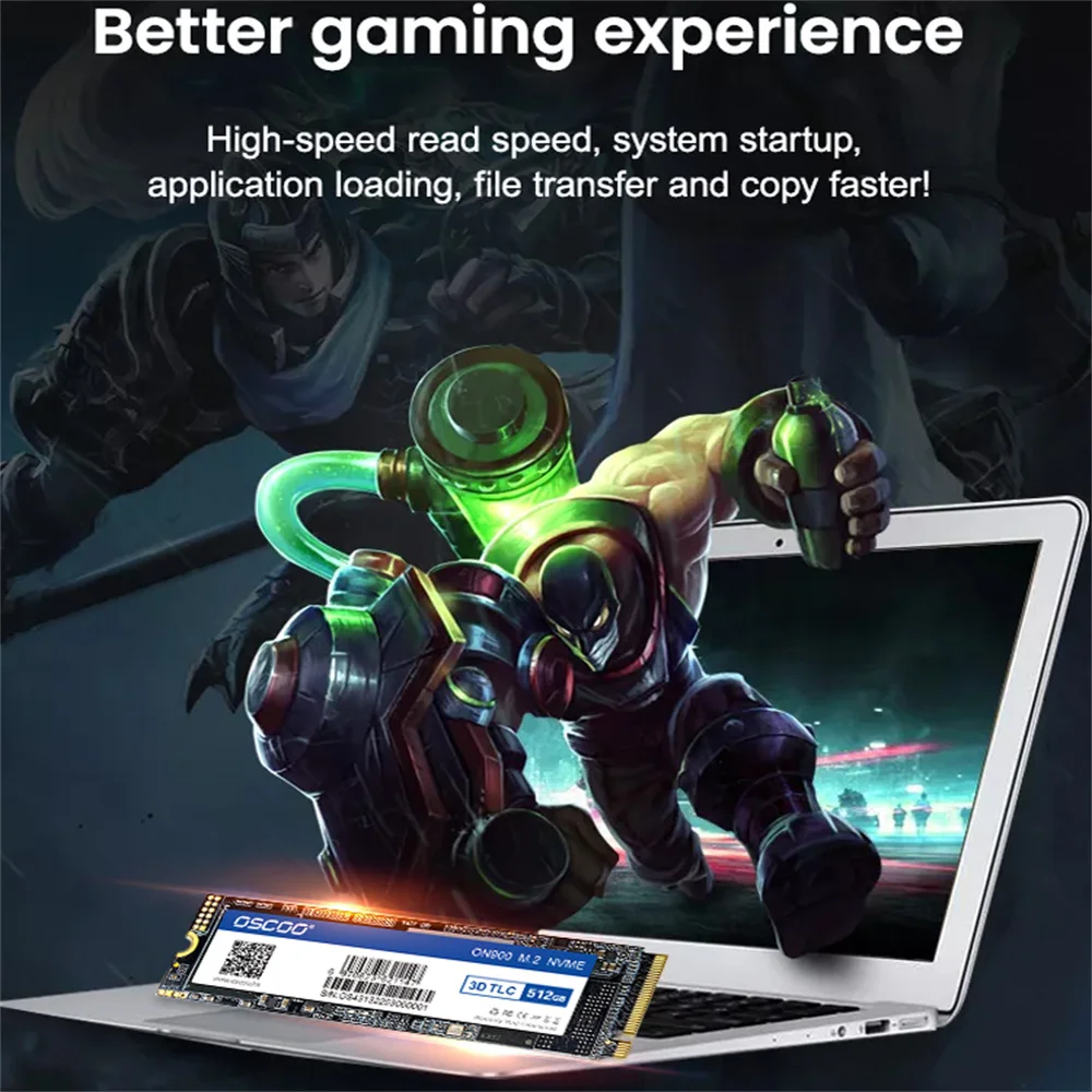 OSCOO ssd nmve m2 128 ГБ PCIe NVME NGFF 256 512 1 ТБ Твердотельный накопитель 2280 Внутренний жесткий