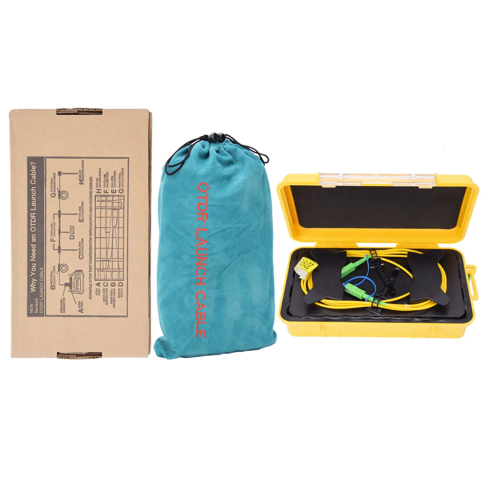 Волоконно-оптический рефлектометр Launch Cable Box Sc APC-Оптоволоконное кольцо APC OTDR Single