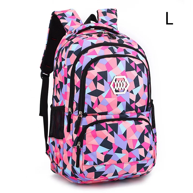 

Women's Laptop Backpack Geometric Printing Female Business Backpack Waterproof School Bags For Teenagers Girls Children Book bag
