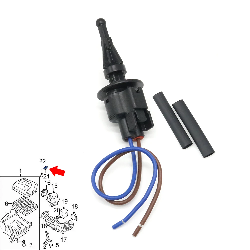 Фото Датчик температуры впускного воздуха для Suzuki Grand Vitara FT JT SX4 S-Cross Swift AA Liana ER Ignis FH MH Alto EF FF GF Jimny SN413 №1
