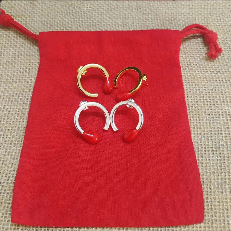 Элегантные темпераментные женские стильные витые серьги в тон аксессуары