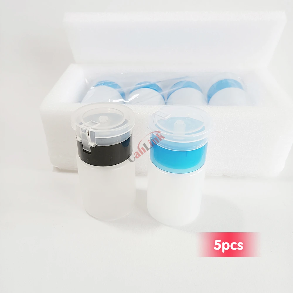 5pcs 60ml Alcohol Bottle Leak Proof- Optical Fiber FTTH Wipe Tool |