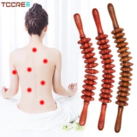 handheld curved wood massage roller stick wood therapy tool lymphatic drainage massager for anti cellulite relieve muscle stress