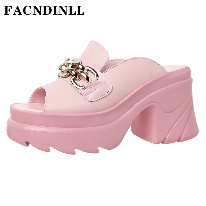 

Женские босоножки из натуральной кожи, на платформе и высоком массивном каблуке, размеры 34-39