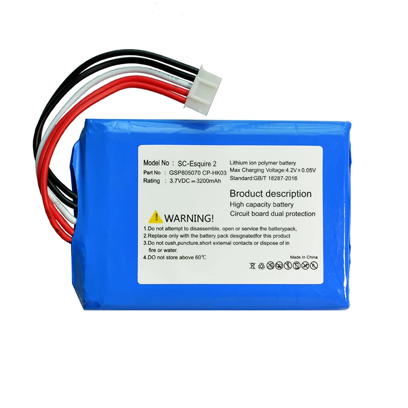 Оригинальный аккумулятор CP-HK03 3,7 в 3200 мАч GSP805070 Для Harman Kardon Dodge re 2 Bluetooth беспроводной динамик + Инструменты (art.: 3920bd383ed53) - 3920bd383ed53