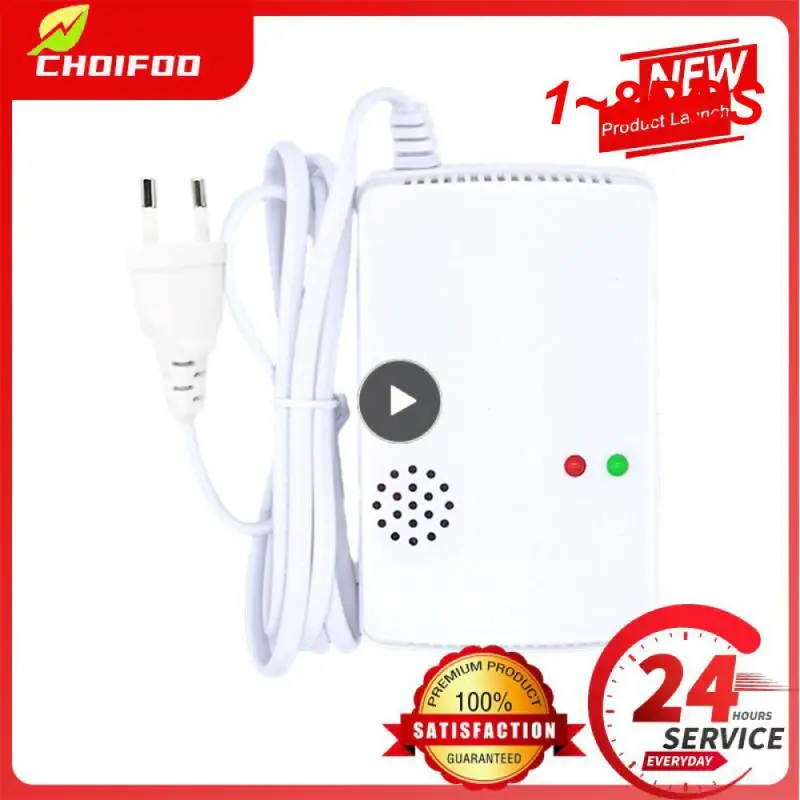 

1~8PCS Independent Carbon Monoxide Detector, Gas Detector,Gas Alarm Sensor Methane Propane ,Gas leak Detector ,EU Plug LCD
