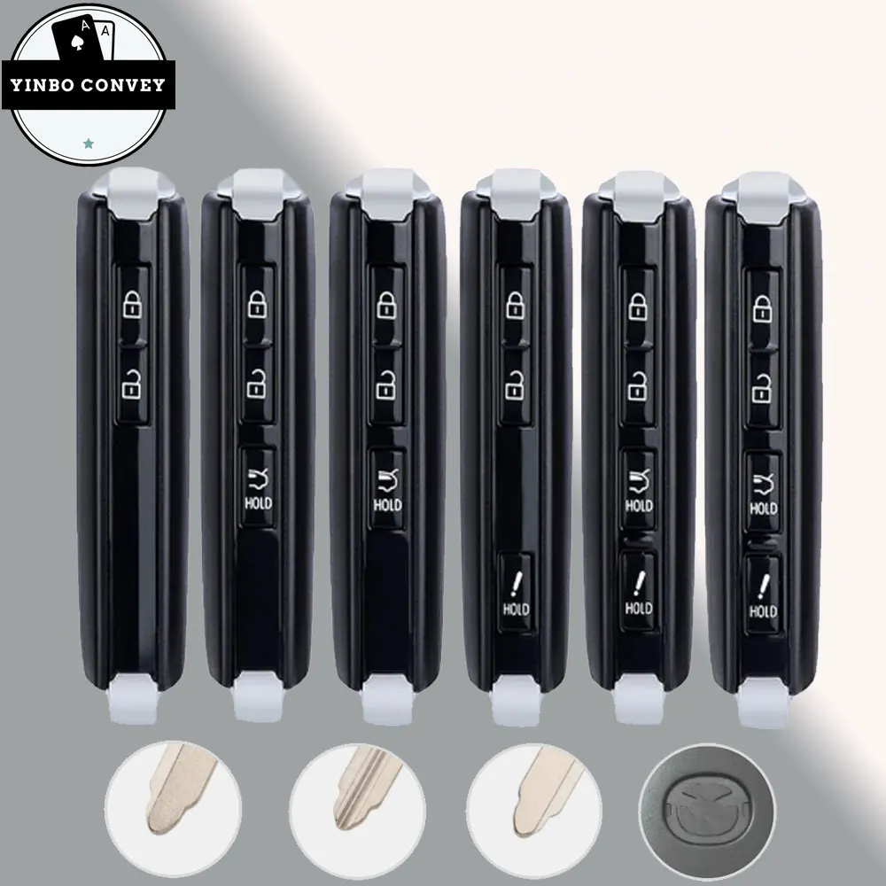 YINBO — сменный чехол для дистанционного ключа автомобиля 2 3 4 кнопки дляMazda CX30 M3 Axela