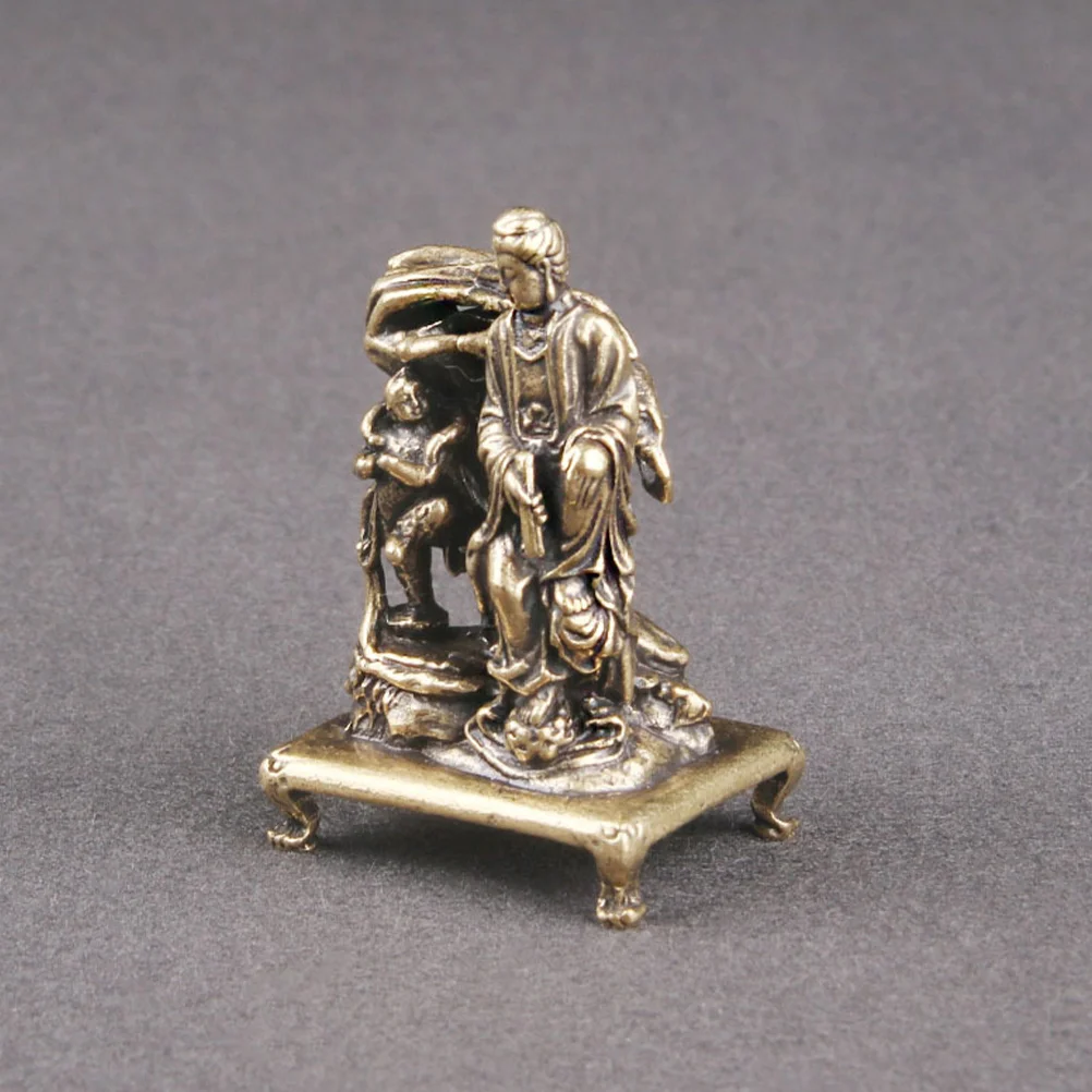 

Retro Statue Desktop Brass Statue Craft Figurine Crafts Indoor Sculpture Statueation