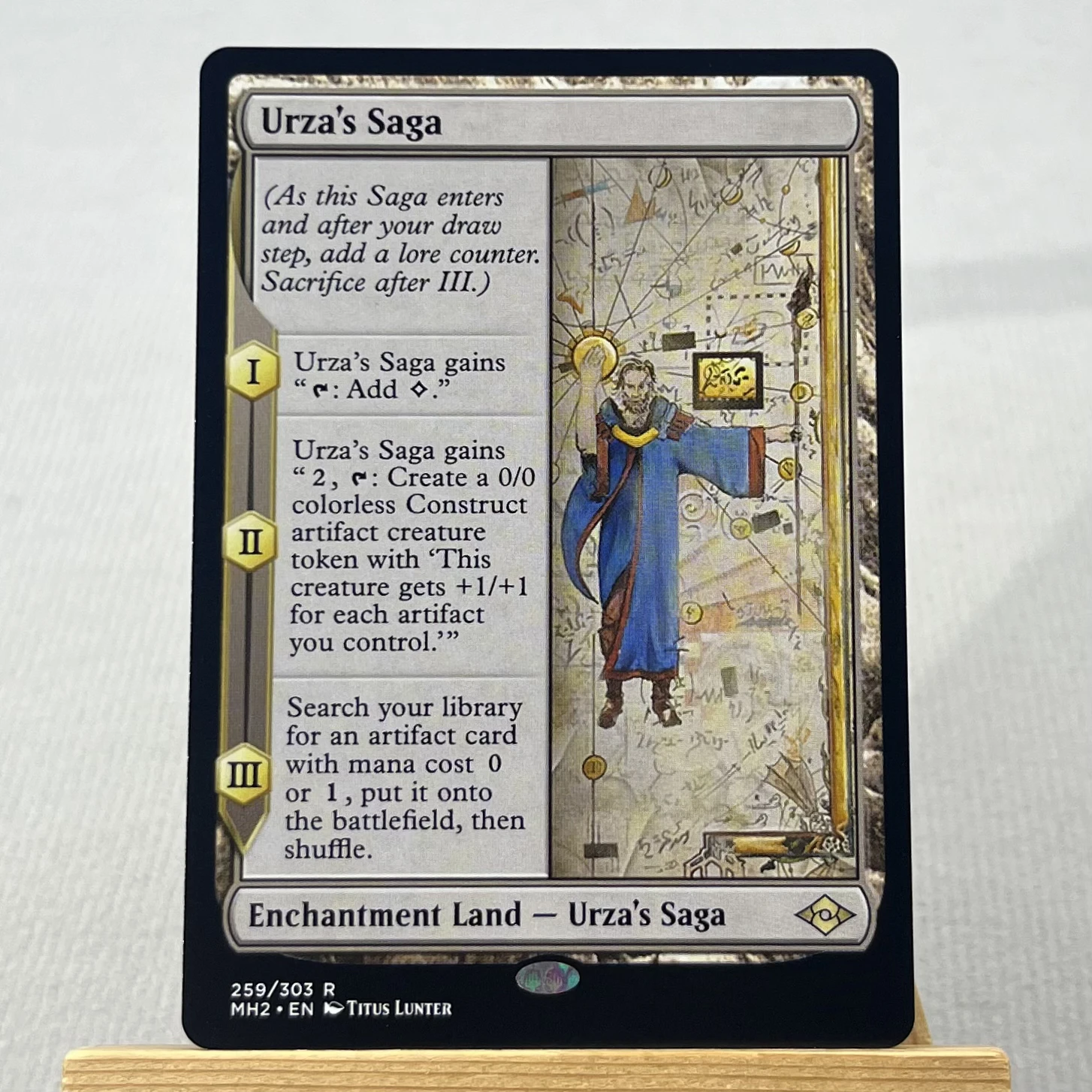 Фото Коллекционные карты Magic: The Gathering MAR SPE HOLO16-03 (прокси-карты) - Reanimate, Basic Lands, Brock Venom, Eddie Esper, Sentinel, Urza's Saga №2
