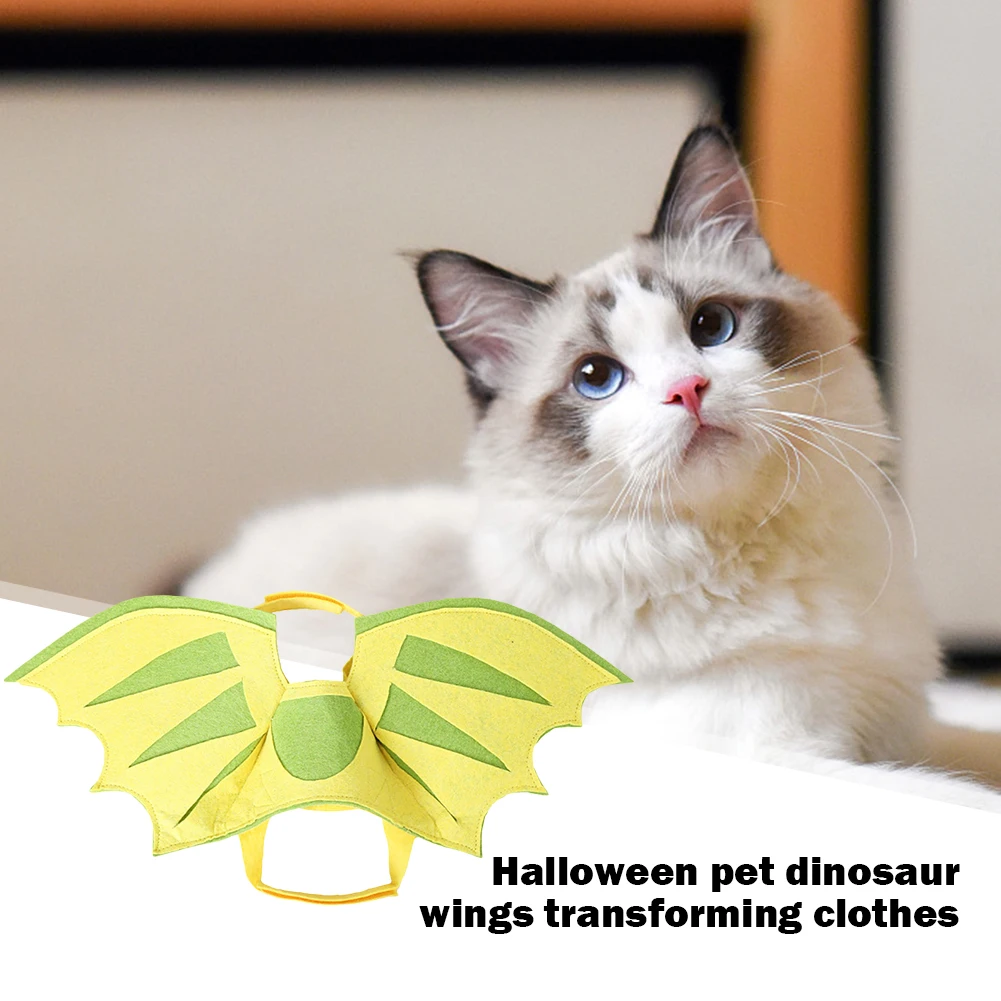 

Cat Dog Dinosaur Wing Clothes Funny Cosplay Vest Clothes Dog Cat Harness Vest Fancy Dressup Product Pet Supplies
