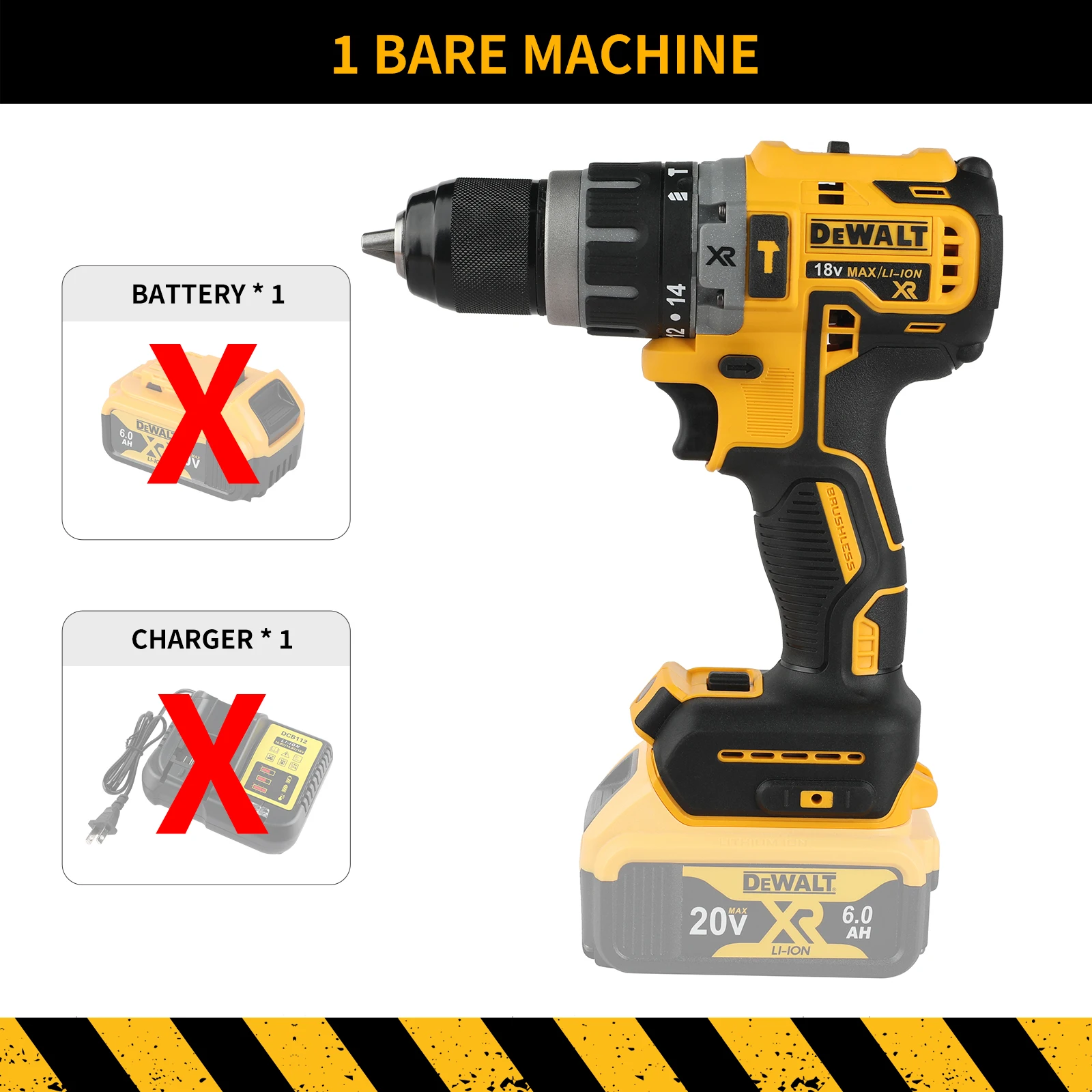 

Бесщёточная электродрель DEWALT DCD796